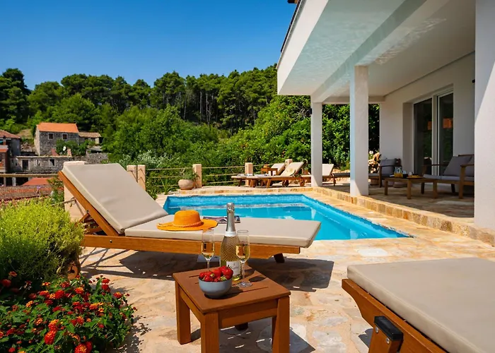 בית נופש My Dalmatia - Sea View Amaria With Private Pool Svirce
