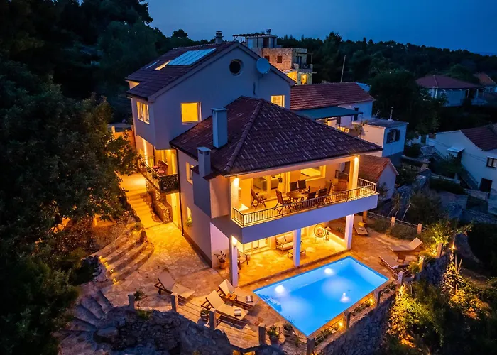 בית נופש My Dalmatia - Sea View Amaria With Private Pool Svirce