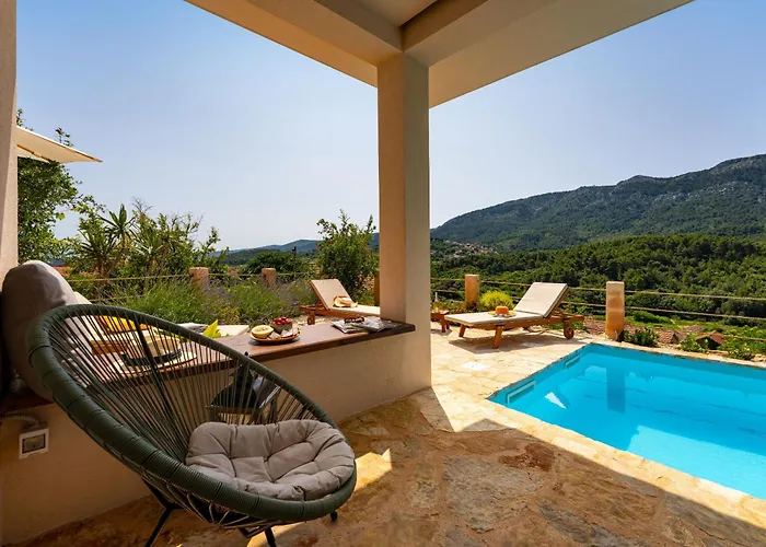 בית נופש My Dalmatia - Sea View Amaria With Private Pool Svirce